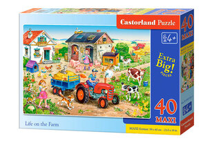 Pusle MAXI Life on the Farm, 40 o. цена и информация | Пазлы | kaup24.ee