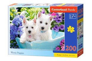 Pusle Westie Puppies, 200 o. цена и информация | Пазлы | kaup24.ee