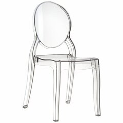 Läbipaistev tool Tonro Queen hind ja info | Söögilaua toolid, köögitoolid | kaup24.ee