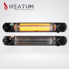 Infrapuna soojuskiirgur Heatum H2500R CORE MUST цена и информация | Грелки | kaup24.ee