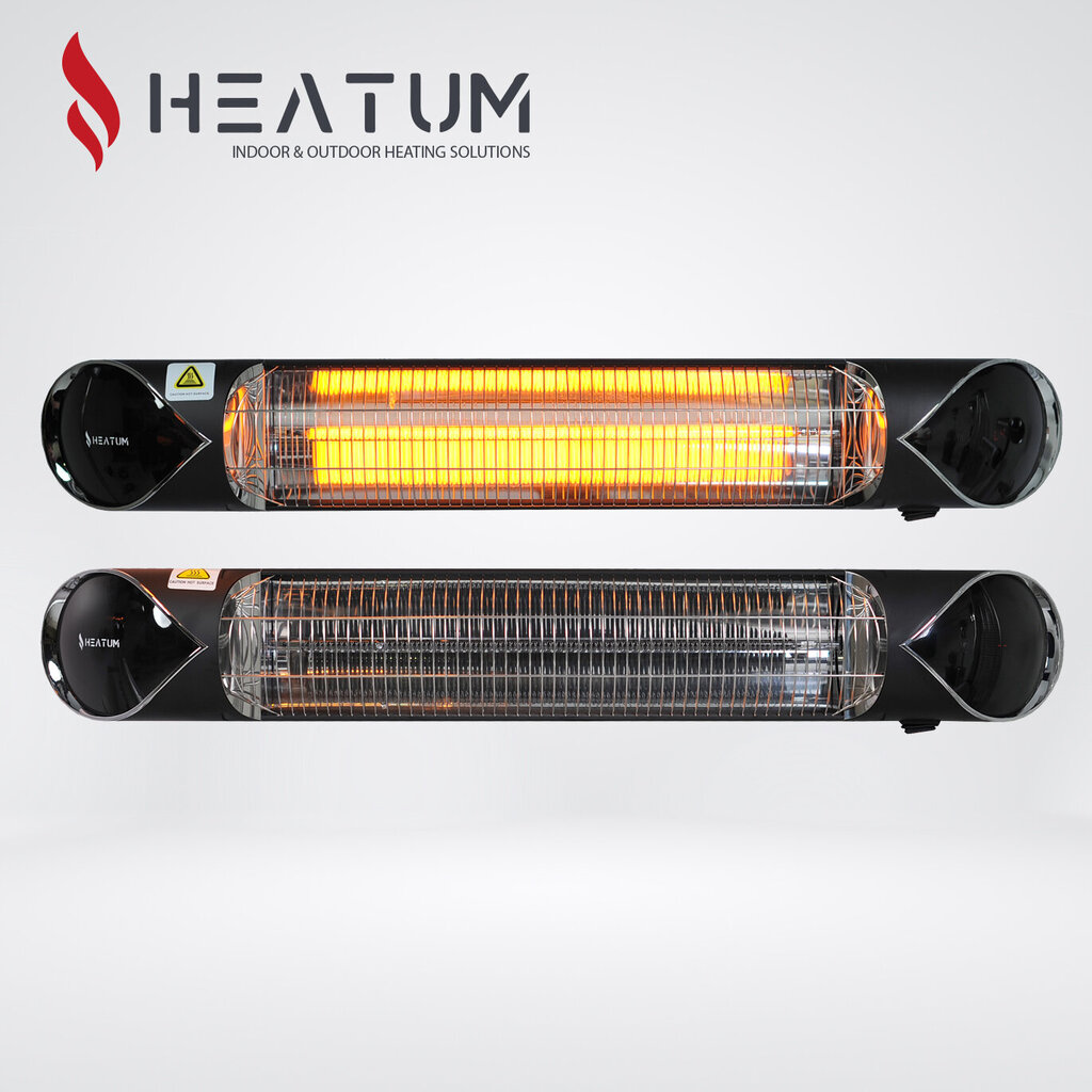 Infrapuna soojuskiirgur Heatum H2500R CORE MUST hind ja info | Küttekehad | kaup24.ee