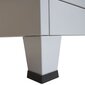 vidaXL kontorikapp kahe uksega, terasest 90 x 40 x 180 cm, hall цена и информация | Kapid | kaup24.ee