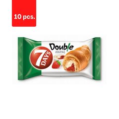 Croissant 7 DAYS, vanilje- ja maasikamaitselise täidisega, 60 g x 10 tk. pakett hind ja info | Maiustused | kaup24.ee