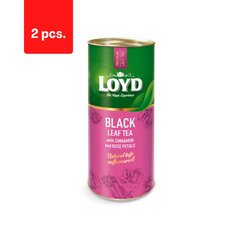 Чай черный листовой с корицей и лепестками розы LOYD, 80 г x 2 шт.  цена и информация | Чай | kaup24.ee
