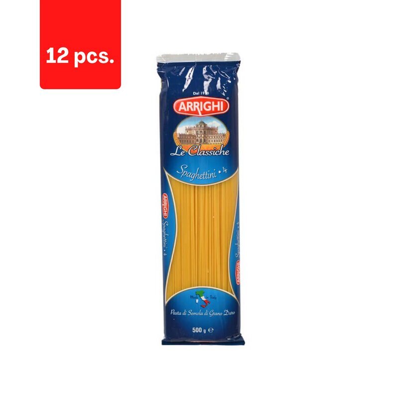 Pasta ARRIGHI, spagetid, nr. 3 500 g x 12 tk. hind ja info | Makaronid | kaup24.ee