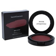 Пудровые румяна BareMinerals Gen Nude, 6 г, You Had Me At Merlot цена и информация | Бронзеры (бронзаторы), румяна | kaup24.ee