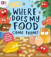 Where Does My Food Come From?: The story of how your favourite food is made цена и информация | Книги для подростков и молодежи | kaup24.ee