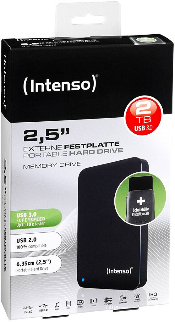 Väline kõvaketas Intenso Memory Drive 2.5'' 2TB USB 3.0 hind ja info | Välised kõvakettad (SSD, HDD) | kaup24.ee