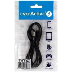 EverActive CBB-1CB, USB-A/USB-C, 1 m цена и информация | Кабели и провода | kaup24.ee