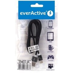 USB-kaabel EverActive USB-A – USB-C 1 m (CBS-1CB) hind ja info | Kaablid ja juhtmed | kaup24.ee