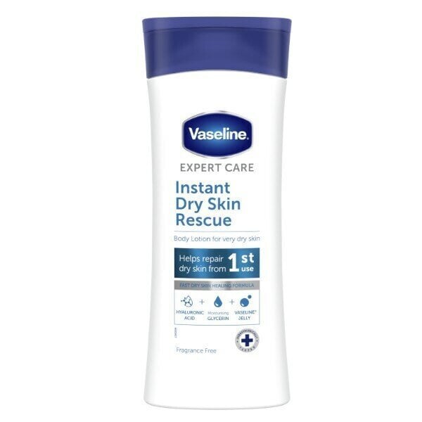 Ihupiim Vaseline Instant Rescue Dry Skin, 400 ml hind ja info | Kehakreemid, losjoonid | kaup24.ee