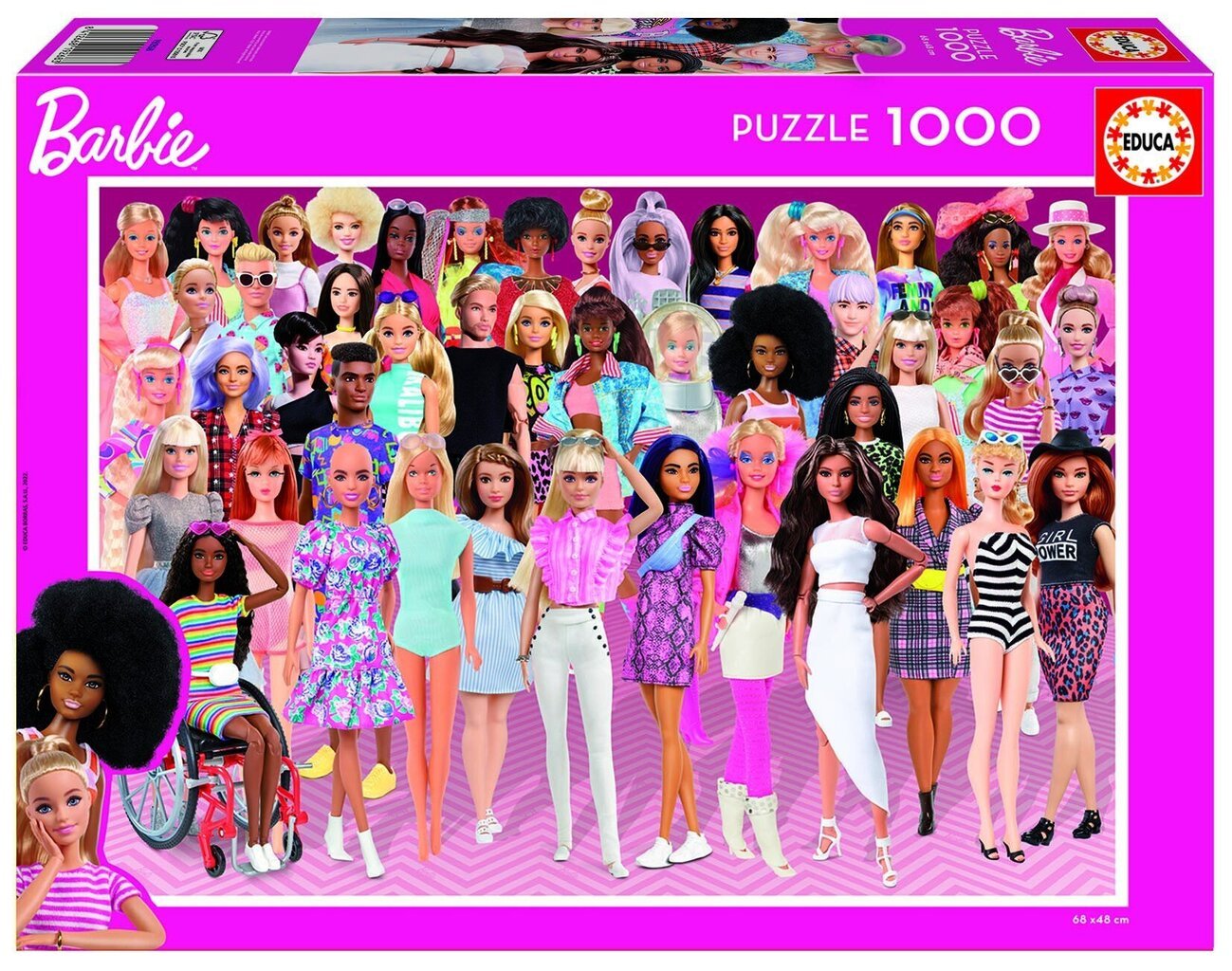 Pusle Educa Barbie, 1000 tk hind ja info | Pusled | kaup24.ee