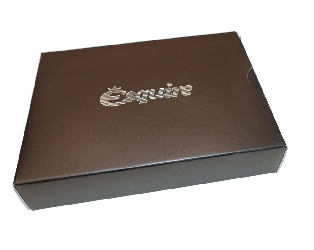 Esquire Piping rahakott, must/punane hind ja info | Naiste rahakotid | kaup24.ee