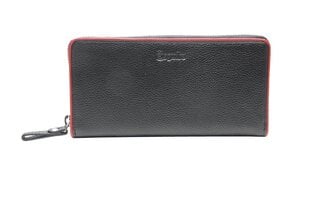 Esquire Piping suur lukuga rahakott, must/punane hind ja info | Naiste rahakotid | kaup24.ee