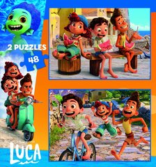 Pusle Educa Luca Disney Pixar, 2x48 tükki hind ja info | Pusled | kaup24.ee