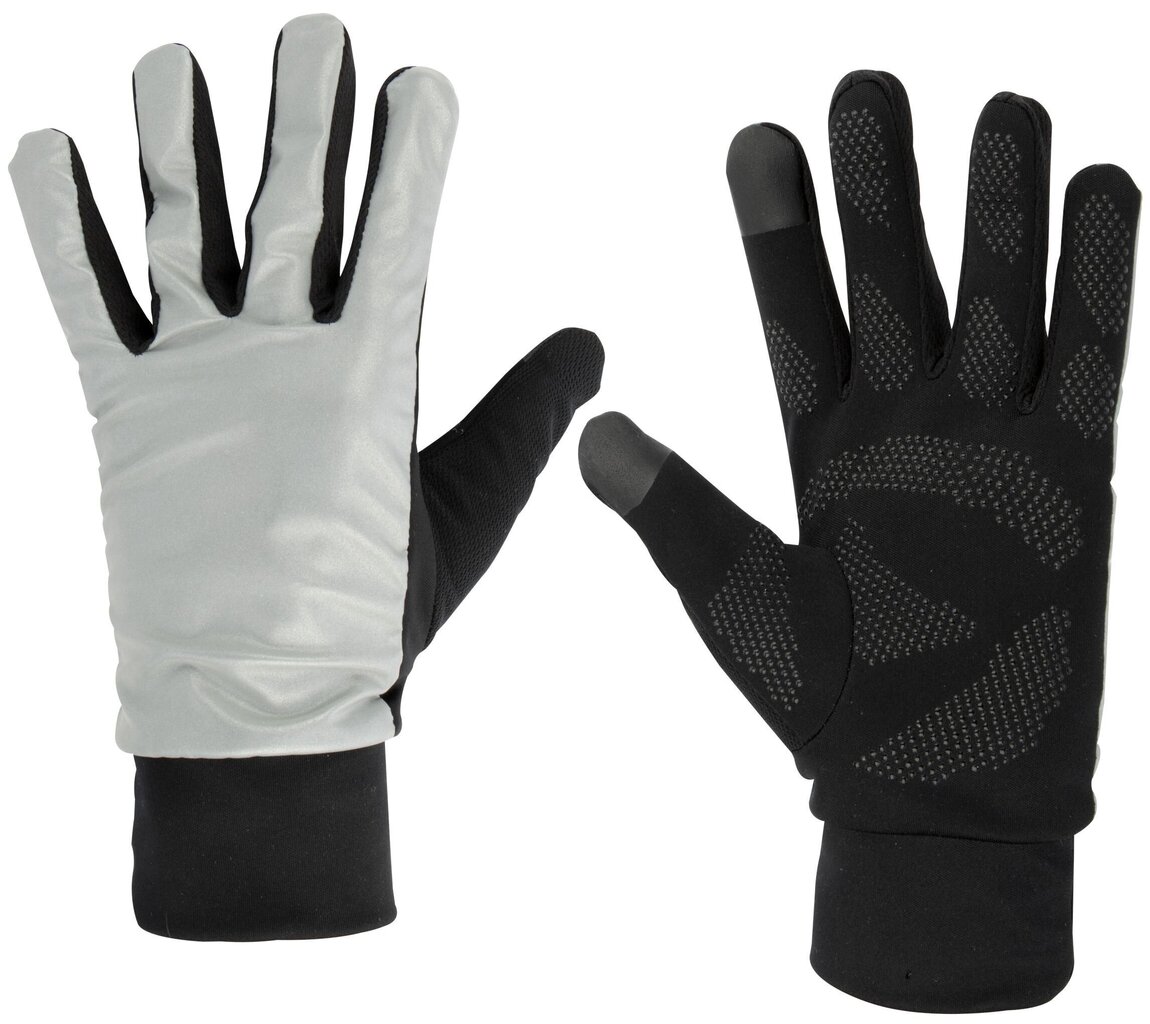 Treeningkindad Avento Sports Gloves Windproof Reflective, must цена и информация | Naiste kindad | kaup24.ee