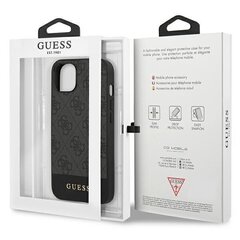 Guess GUHCP13MG4GLGR iPhone 13 6.1" серый / серый жесткий 4G Stripe Collection цена и информация | Чехлы для телефонов | kaup24.ee