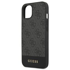 Guess GUHCP13MG4GLGR iPhone 13 6.1 "gray / gray hard4G Stripe Collection hind ja info | Telefoni kaaned, ümbrised | kaup24.ee