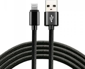 EverActive USB-A - Lightning , 2 м цена и информация | Кабели для телефонов | kaup24.ee