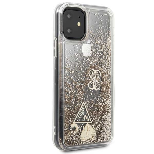 Guess GUOHCN61GLHFLGO Apple iPhone 11 gold цена и информация | Telefoni kaaned, ümbrised | kaup24.ee