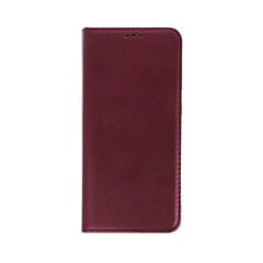 Smart Magnetic case for Huawei P20 Lite burgundy цена и информация | Чехлы для телефонов | kaup24.ee