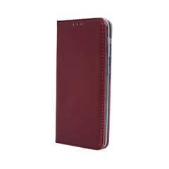 Smart Magnetic case for Huawei P20 Lite burgundy цена и информация | Чехлы для телефонов | kaup24.ee