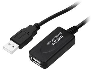 Blow USB А - А 5м ​​(вилка-розетка) цена и информация | Адаптеры и USB-hub | kaup24.ee