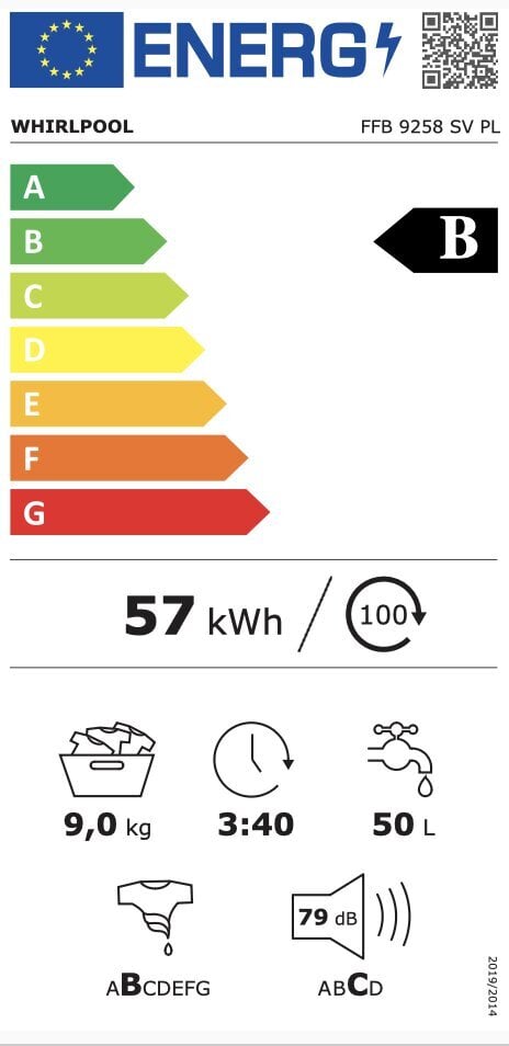 Whirlpool FFB 9258 SV PL hind ja info | Pesumasinad | kaup24.ee