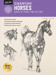 Drawing: Horses: Learn to draw step by step Revised Edition цена и информация | Книги об искусстве | kaup24.ee