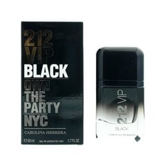 Meeste parfüüm 212 VIP Black Carolina Herrera EDP: Maht - 50 ml цена и информация | Мужские духи | kaup24.ee