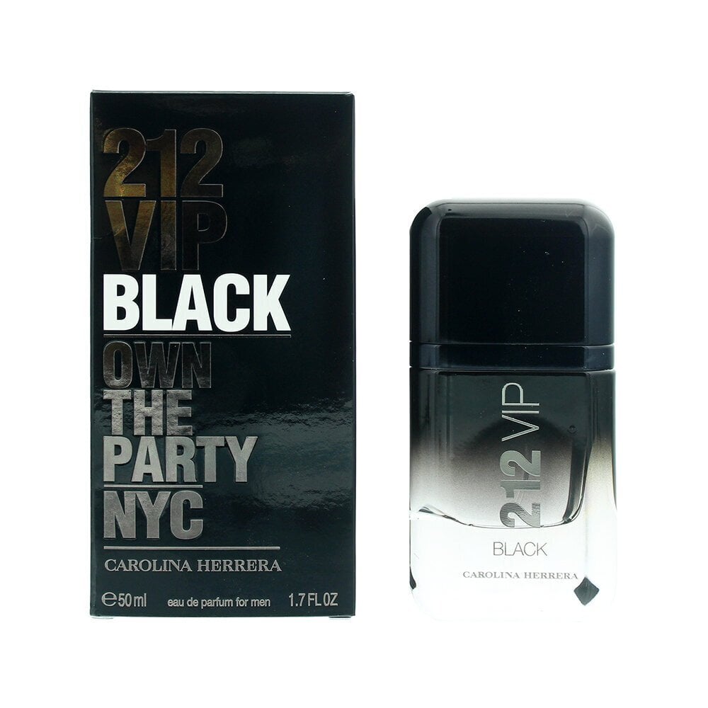 Meeste parfüüm 212 VIP Black Carolina Herrera EDP: Maht - 50 ml цена и информация | Meeste parfüümid | kaup24.ee