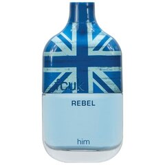 Tualettvesi FCUK Rebel EDT meestele 100 ml цена и информация | Мужские духи | kaup24.ee