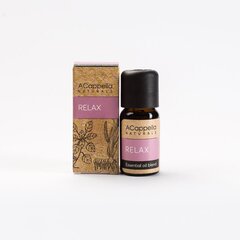 Eeterlike õlide segu Acappella Naturals Relax, 10 ml hind ja info | Eeterlikud ja kosmeetilised õlid | kaup24.ee