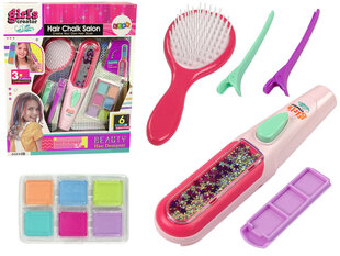 Juuste kujundamiskomplekt koos sirgendajaga, värvidega ja aksessuaaridega hind ja info | Tüdrukute mänguasjad | kaup24.ee