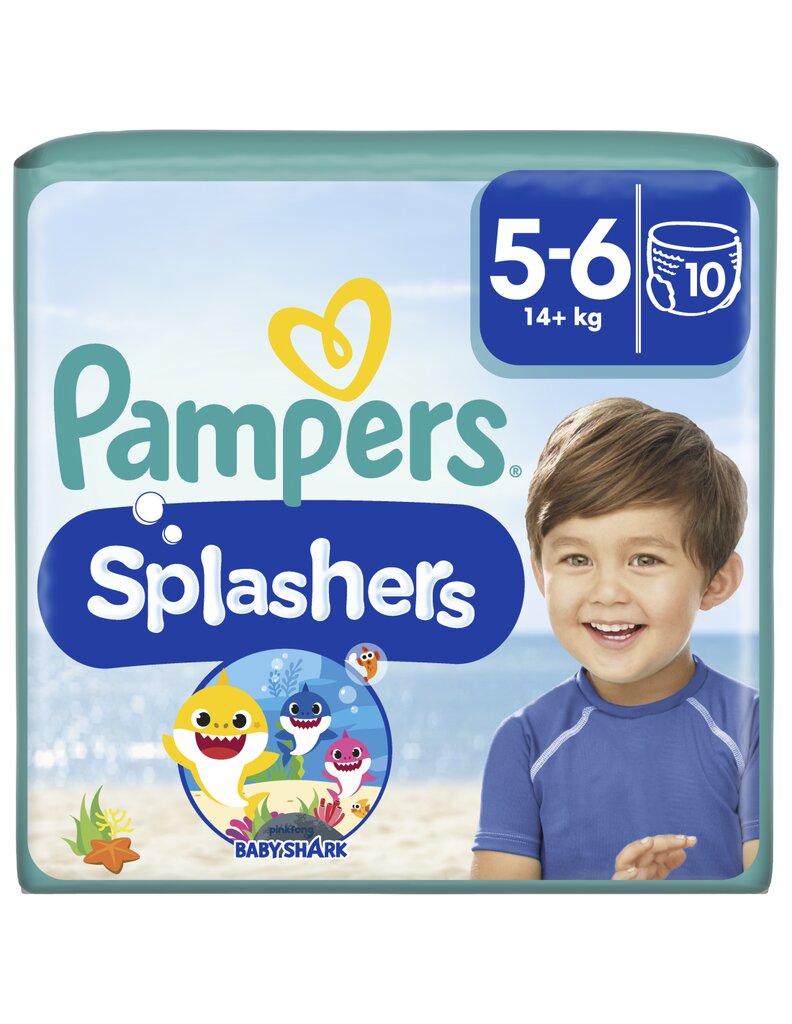 Ujumismähkmed Pampers Pants Splasher Carry Pack, suurus 5, 10 tk цена и информация | Mähkmed | kaup24.ee