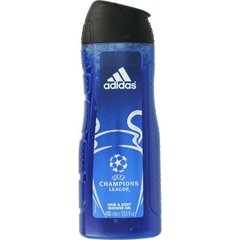 Гель для душа Adidas UEFA Champions League Star Edition 250 мл цена и информация | Парфюмированная косметика для мужчин | kaup24.ee