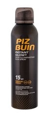 Pihustatav päikesekaitsekreem Piz Buin Instant Glow SPF 15 150 ml цена и информация | Кремы от загара | kaup24.ee