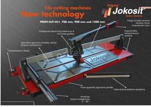 Plaadilõikur Jokosit Profi Cut MAX, 900 mm цена и информация | Механические инструменты | kaup24.ee