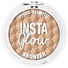 Бронзер для лица Miss Sporty Insta Glow Bronzer 001 Sunkissed Blonde, 5 г цена и информация | Бронзеры (бронзаторы), румяна | kaup24.ee