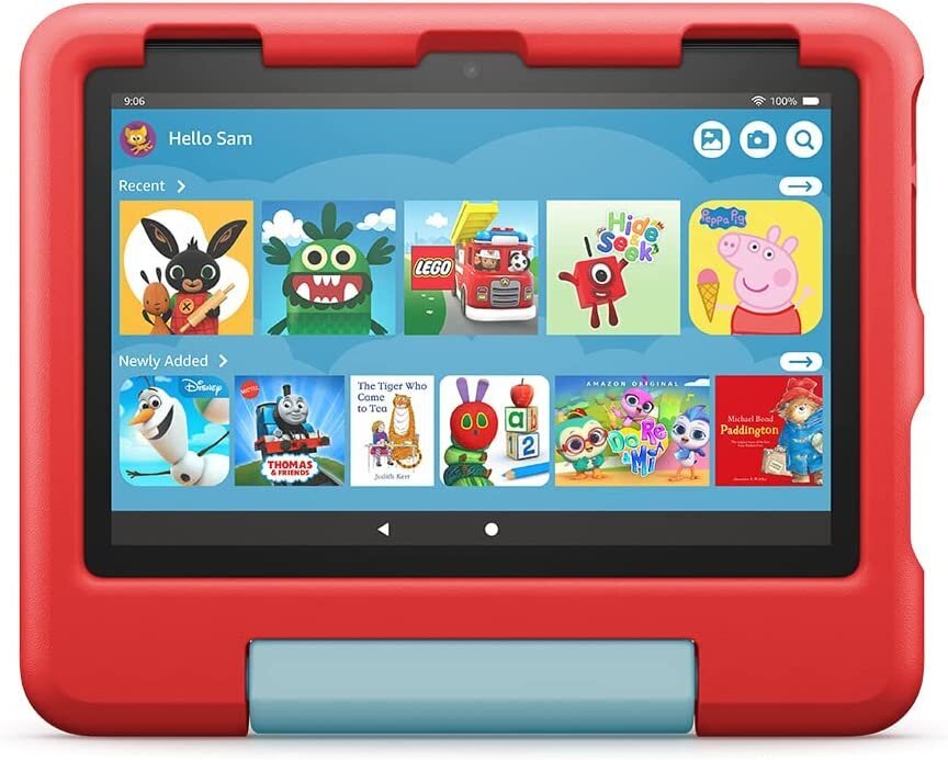 Amazon Fire HD 8 Kids 32GB Red цена и информация | Tahvelarvutid | kaup24.ee