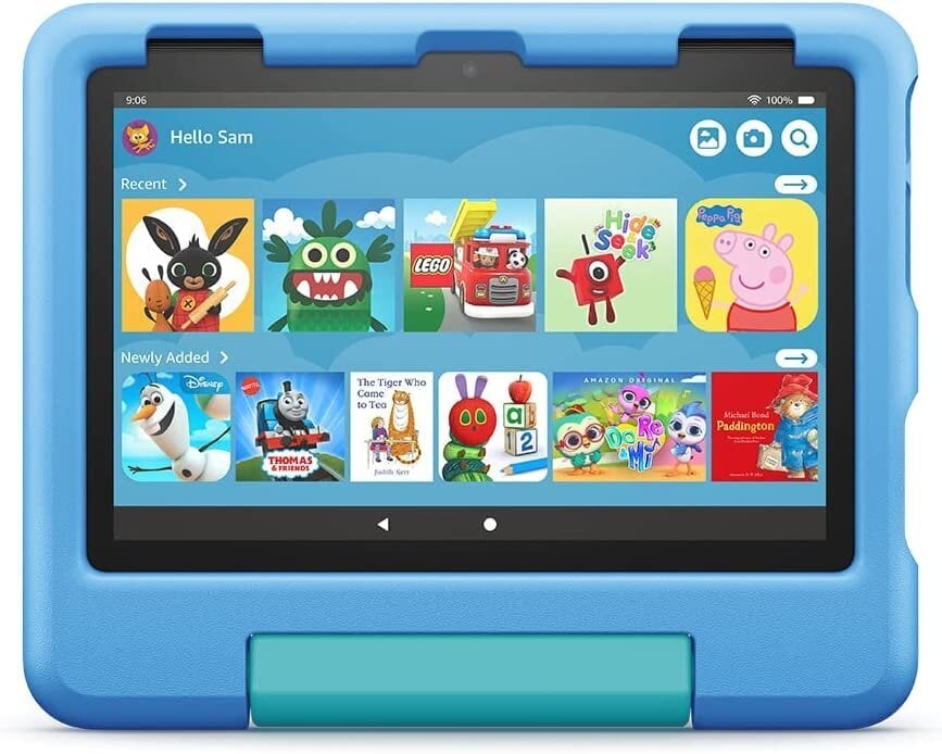 Tahvelarvuti Amazon Fire HD 8 Kids 32gb Blue hind ja info | Tahvelarvutid | kaup24.ee