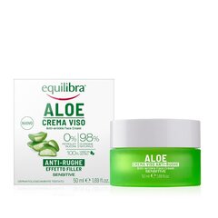 Kortsudevastane näokreem Equilibra Aloe Anti-Wrinkle Face Cream, 50ml цена и информация | Кремы для лица | kaup24.ee