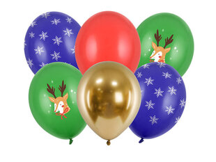 Õhupallid 30 cm "Merry Christmas" 6 tk mix цена и информация | Воздушные шары | kaup24.ee