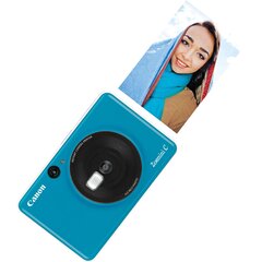 Canon Zoemini C (Inspic C/IVY CLIQ) Instant Camera Printer (Seaside Blue) + Canon Zink Photo Paper (20 sheet) цена и информация | Фотоаппараты мгновенной печати | kaup24.ee