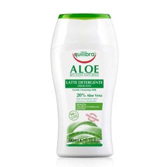 Puhastav ja niisutav piim näole Equilibra Aloe Gentle Cleansing Milk, 200 ml hind ja info | Näopuhastusvahendid | kaup24.ee