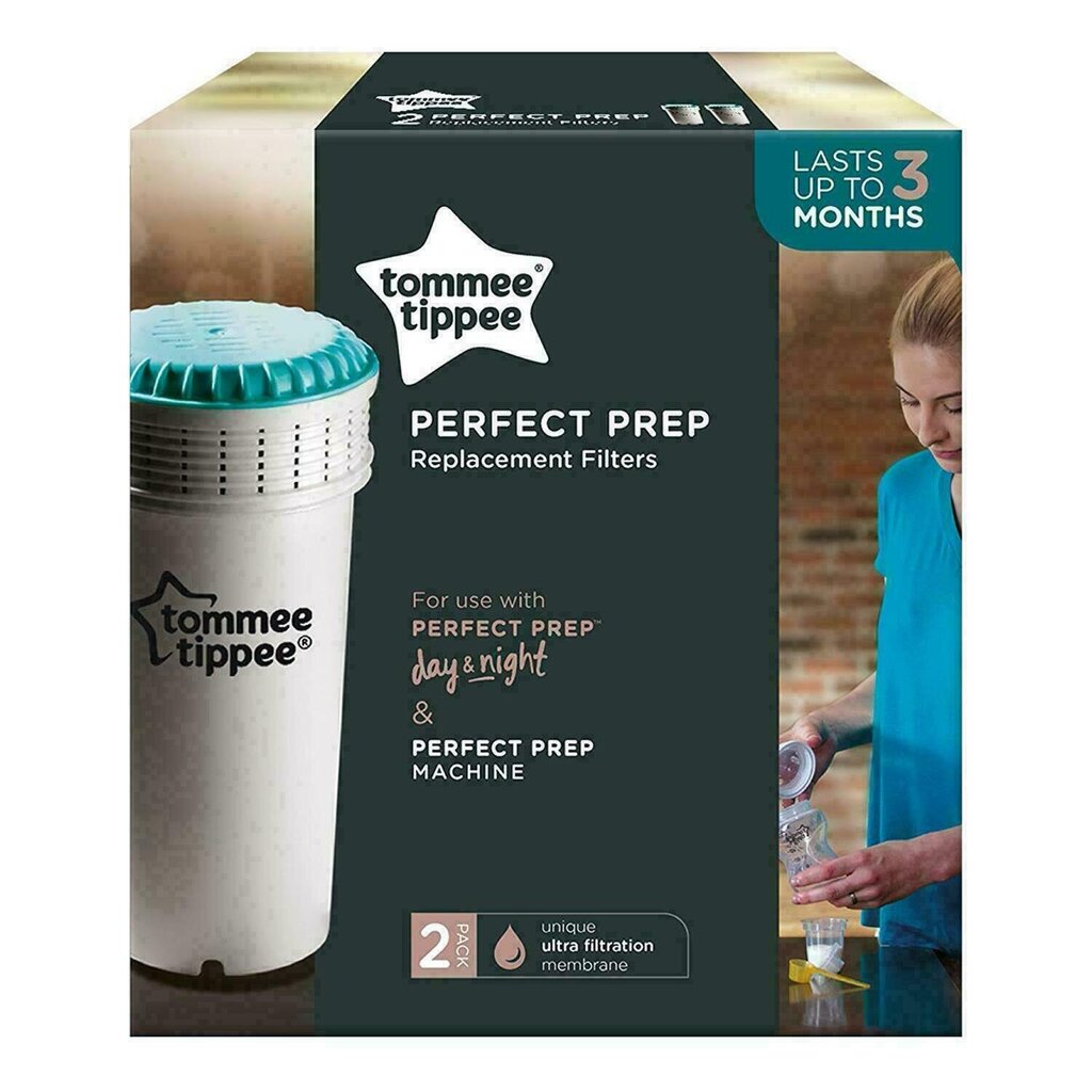 Tommee Tippee filtrid Perfect Prep Day&Night, 2 tk., 423722 цена и информация | Beebitoidu valmistajad | kaup24.ee