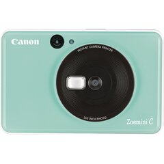 Canon Zoemini C (Mint Green) + 20 Canon Zink photo sheets hind ja info | Kiirpildikaamerad | kaup24.ee