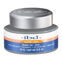 Tugevdav küünelakk geel IBD Hard Builder, läbipaistev, 14 g цена и информация | Лаки для ногтей, укрепители для ногтей | kaup24.ee