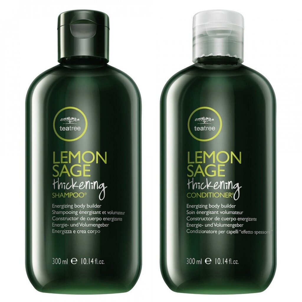 Kohevust lisav komplekt Paul Mitchell Lemon Sage Thickening 300+300ML hind ja info | Šampoonid | kaup24.ee