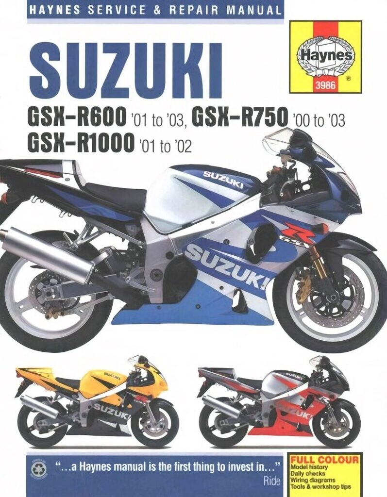 Suzuki GSX-R600, R750 & R1000 цена и информация | Ajalooraamatud | kaup24.ee